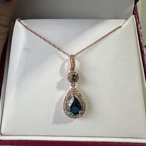 Blue Topaz necklace